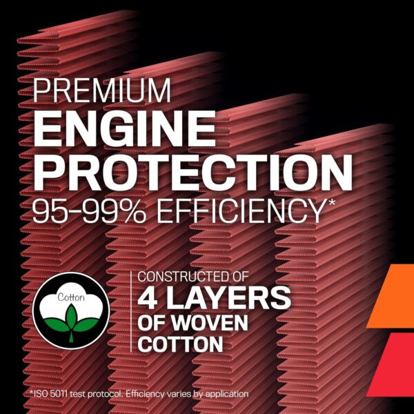 K&N Engine Air Filter: Increase Power & Towing, Washable, Premium, Replacement Air Filter: Compatible with 2002-2019 Dodge Ram Truck V6/V8/V10 (1500, 2500, 3500, 4500, 5500), 33-2247 - Image 9
